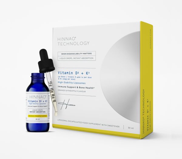 Vit D3 4000 IU + K2 (liposomal) HiNNAO